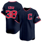 Cleveland Guardians #38 Steven Kwan Navy MWATKINS 2025 Alternate Limited Stitched Jersey