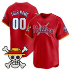 Custom Philadelphia Phillies x One Piece Red MWATKINS Vapor Premier Limited Jersey - Stitched