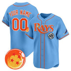 Custom Tampa Bay Rays x Dragon Ball Blue MWATKINS Vapor Premier Limited Jersey - All Stitched