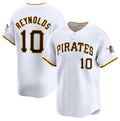 Pittsburgh Pirates #10 Bryan Reynolds White MWATKINS Home Limited Stitched Jersey