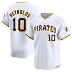 Pittsburgh Pirates #10 Bryan Reynolds White MWATKINS Home Limited Stitched Jersey