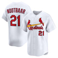 St. Louis Cardinals #21 Lars Nootbaar White MWATKINS Home Limited Player Jersey