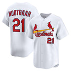 St. Louis Cardinals #21 Lars Nootbaar White MWATKINS Home Limited Player Jersey