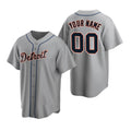 Custom Detroit Tigers Gray MWATKINS Stitched Cool Base Road Jersey