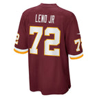 W.Football Team #72 Charles Leno Jr. Burgundy MWATKINS Game Jersey