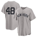 New York Yankees #48 Paul Goldschmidt Gray MWATKINS Road Replica Jersey