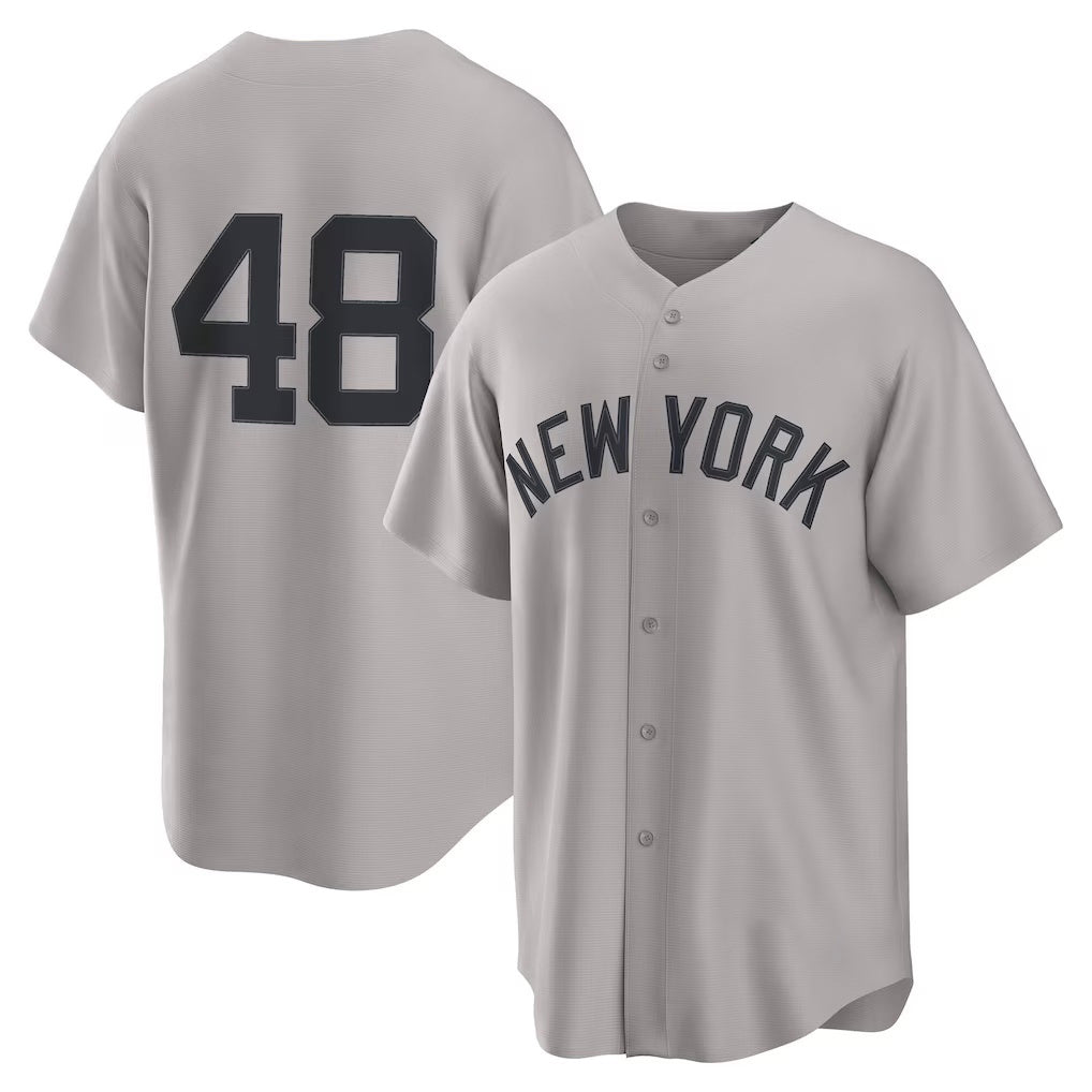 New York Yankees #48 Paul Goldschmidt Gray MWATKINS Road Replica Jersey