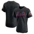New York Mets Black MWATKINS Alternate Elite Jersey