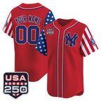 Custom New York Yankees America 250 Edition Vapor Premier Limited Red MWATKINS Stitched Jerseys