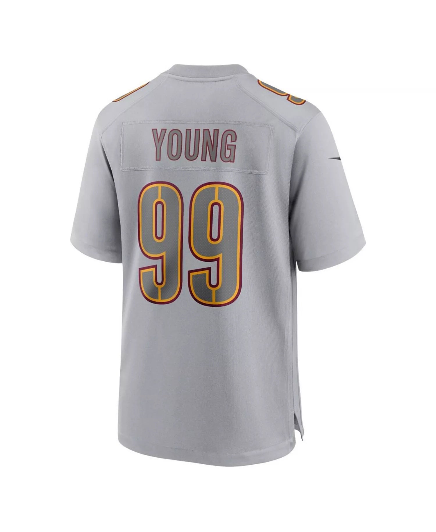W.Commanders #99 Chase Young Gray MWATKINS Atmosphere Fashion Game Jersey