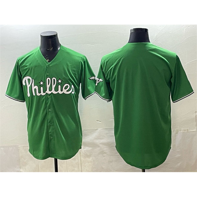 Philadelphia Phillies Blank Green MWATKINS Limited Stitched Jersey