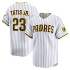 San Diego Padres #23 Fernando Tatis Jr. White MWATKINS Home Limited Player Jersey
