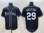 Seattle Mariners #29 Cal Raleigh 2026 Fashion Replica Black MWATKINS Out Stitched Jersey