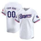 Custom Texas Rangers Active Player White MWATKINS 2023 World Series Champions Stitched Jersey