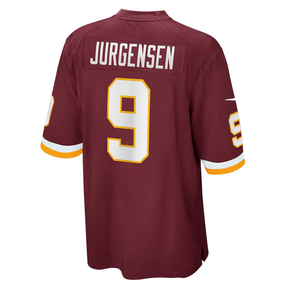 W.Football Team #9 Sonny Jurgensen Burgundy MWATKINS Retired Player Jersey