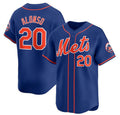 New York Mets #20 Pete Alonso Royal MWATKINS 2024 Alternate Limited Stitched Jersey