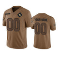 Custom A.Cardinals Active Player 2023 Brown MWATKINS Salute To Service Limited Stitched Jersey
