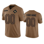 Custom A.Cardinals Active Player 2023 Brown MWATKINS Salute To Service Limited Stitched Jersey