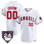 Custom Los Angeles Angels 2024 Spring Training Patch Vapor Premier Limited Jersey ¨C White Red MWATKINS