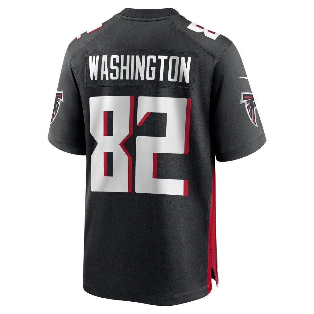 A.Falcons #82 Casey Washington Black MWATKINS Team Game Jersey