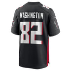 A.Falcons #82 Casey Washington Black MWATKINS Team Game Jersey