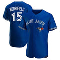 Toronto Blue Jays #15 Whit Merrifield Royal MWATKINS Flex Base Stitched Jersey