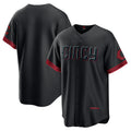 Cincinnati Reds Black MWATKINS City Connect Replica Jersey