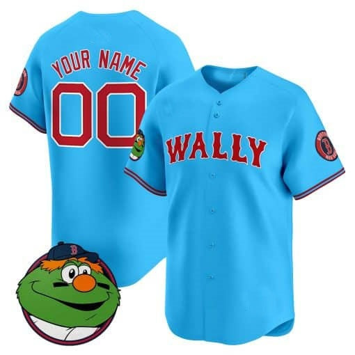 Custom Boston Red Sox Wally Vapor Premier Limited Jersey ¨C Blue MWATKINS