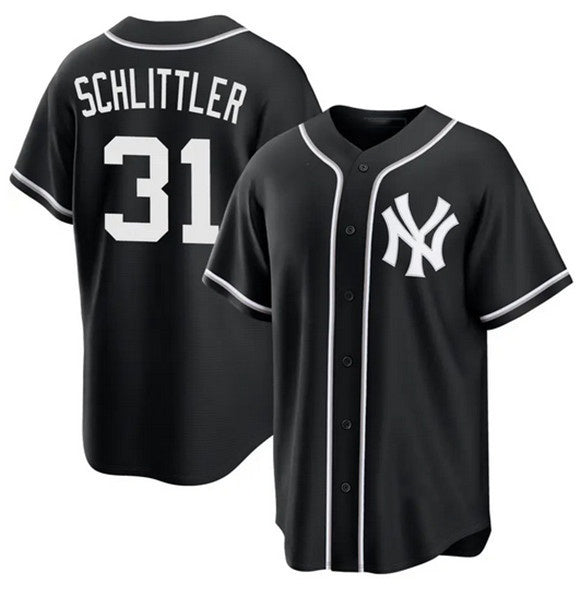 New York Yankees #31 Cam Schlittler 2026 Fashion Replica Black MWATKINS Out Stitched Jersey