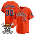 Custom Houston Astros x One Piece Orange MWATKINS Vapor Premier Limited Jersey - Stitched