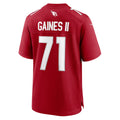 A.Cardinals #71 Jon Gaines II Cardinal MWATKINS Team Game Jersey
