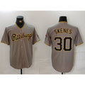 Pittsburgh Pirates #30 Paul Skenes Grey MWATKINS Stitched Jersey