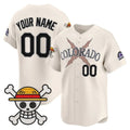 Custom Colorado Rockies x One Piece Cream MWATKINS Vapor Premier Limited Jersey - Stitched
