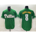 Philadelphia Phillies #8 Nick Castellanos Green MWATKINS 2024 City Connect Stitched Jersey