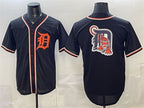 Detroit Tigers Team Big Logo 2026 Fashion Replica Black MWATKINS Out Stitched Jersey