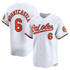 Baltimore Orioles #6 Ryan Mountcastle White MWATKINS Home Limited Player Jersey