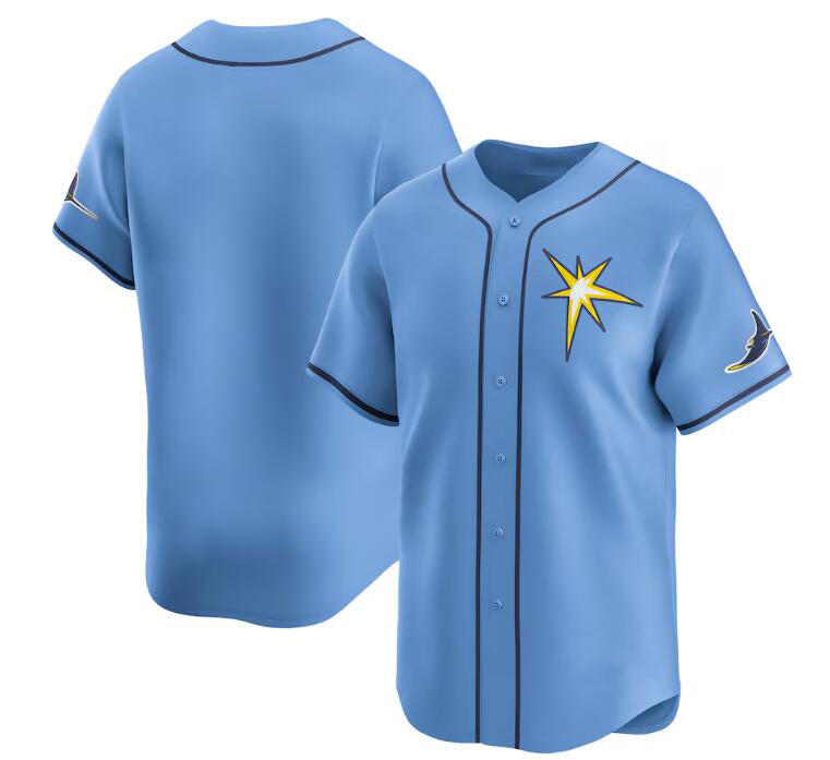 Tampa Bay Rays Blank Light Blue MWATKINS Alternate Limited Stitched Jersey