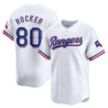 Texas Rangers #80 Kumar Rocker White MWATKINS Home Limited Player Jersey