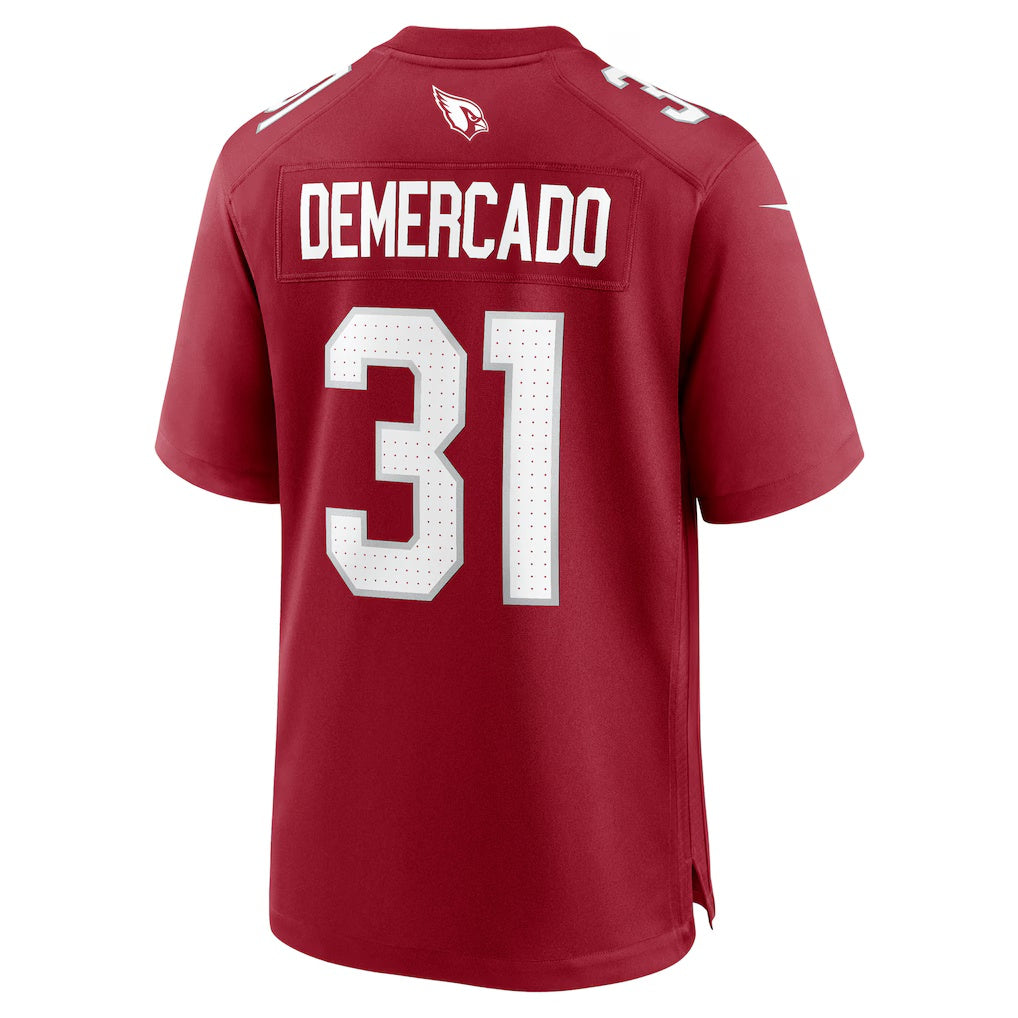 A.Cardinals #31 Emari Demercado Cardinal MWATKINS Team Game Jersey