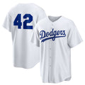 Los Angeles Dodgers #42 White MWATKINS Home 2025 Jackie Robinson Day Replica Jersey