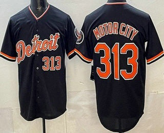 Detroit Tigers #313 Motor City Navy MWATKINS Limited Jersey