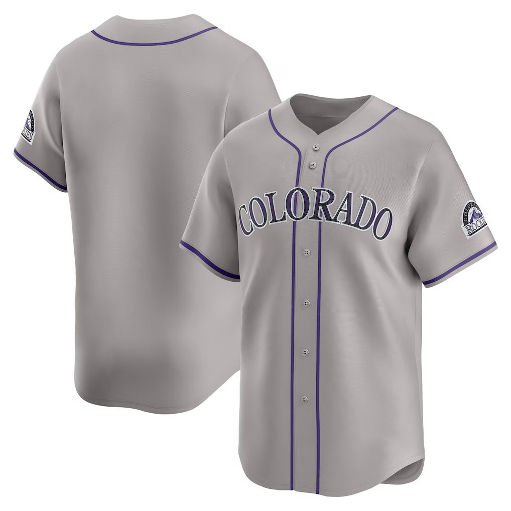 Colorado Rockies Gray MWATKINS Road Limited Jersey