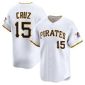 Pittsburgh Pirates #15 Oneil Cruz White MWATKINS Home Limited Player Jersey
