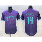 Arizona Diamondbacks #14 Gabriel Moreno Purple MWATKINS 2025 City Connect Limited Stitched Jersey