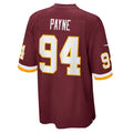 W.Football Team #94 Daron Payne Burgundy MWATKINS Game Player Jersey