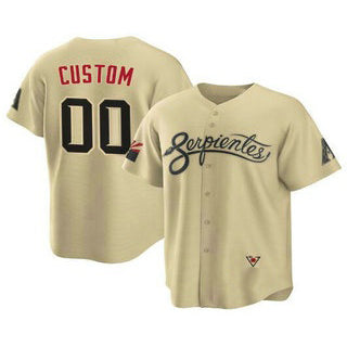 Custom Arizona Diamondbacks Gold MWATKINS ACTIVE PLAYER 2021 City Connect Cool Base Stitched Jersey