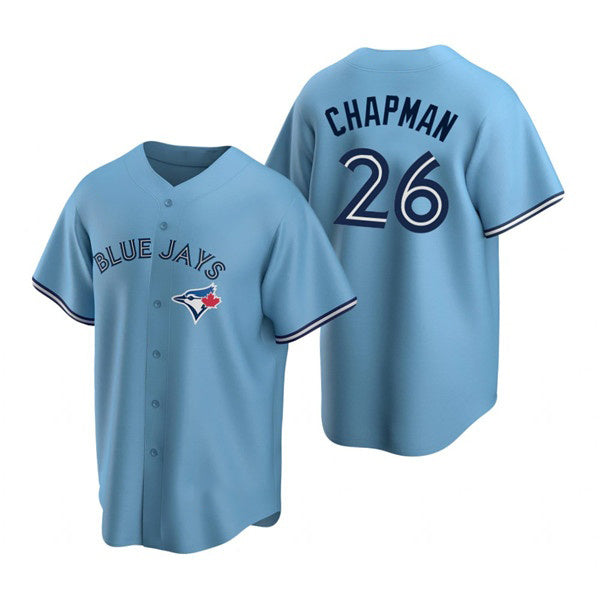 Toronto Blue Jays #26 Matt Chapman Light Blue MWATKINS Cool Base Stitched Jersey