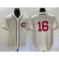 Chicago Cubs #16 Patrick Wisdom 2022 Cream MWATKINS Field of Dreams Cool Base Stitched Jersey