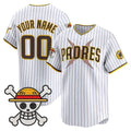 Custom San Diego Padres x One Piece White MWATKINS Vapor Premier Limited Jersey - Stitched