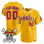 Custom Los Angeles Angels x One Piece Gold MWATKINS Vapor Premier Limited Jersey - Stitched